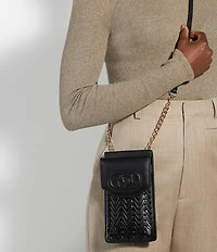 Dune London Samely Zip Phone Pouch Crossbody Bag