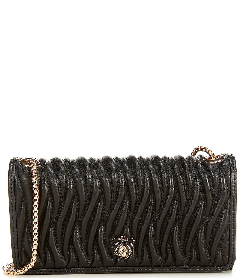 Dune London Strong Quilted Leather Crossbody Bag