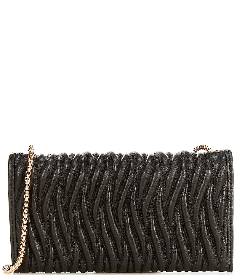Dune London Strong Quilted Leather Crossbody Bag