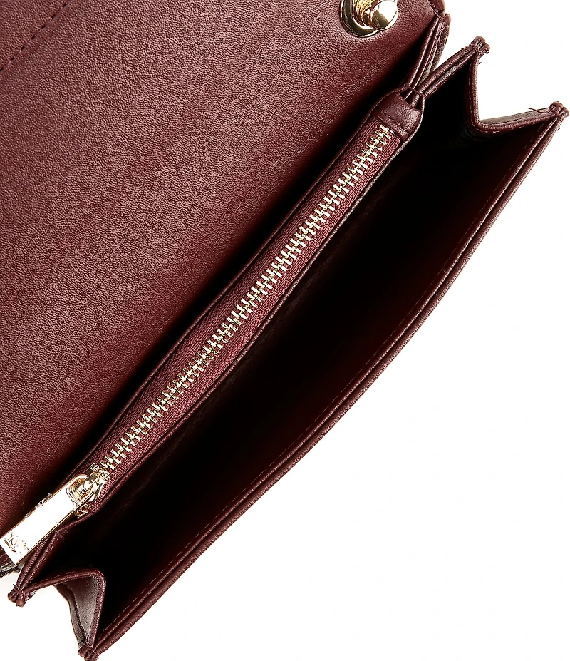 Dune London Strong Quilted Suede Crossbody Bag