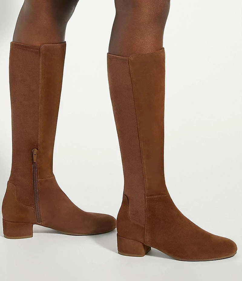 Dune London Tayla Suede Tall Boots