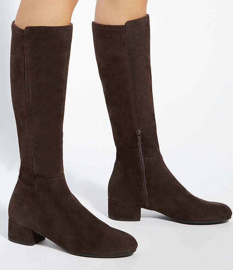 Dune London Tayla Suede Tall Boots