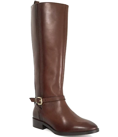 Dune London Tillies Leather Tall Riding Boots