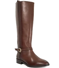 Dune London Tillies Leather Tall Riding Boots