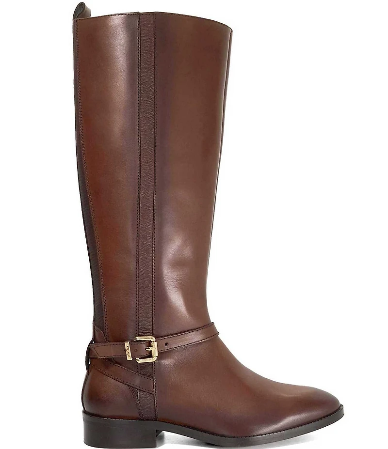 Dune London Tillies Leather Tall Riding Boots