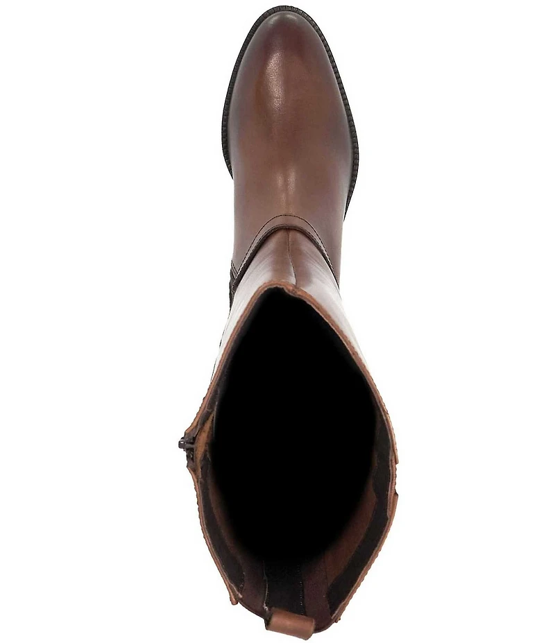 Dune London Tillies Leather Tall Riding Boots