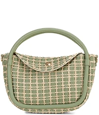 Dune London Woven Grab Handle Shoulder Bag