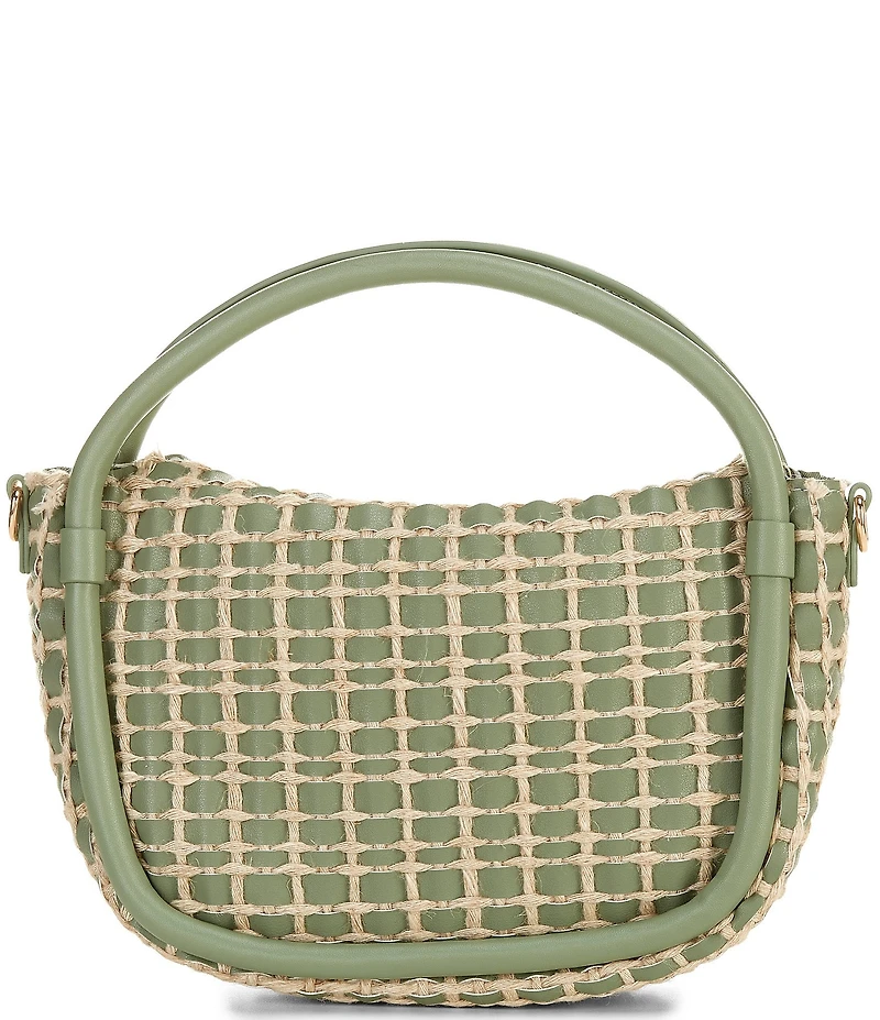 Dune London Woven Grab Handle Shoulder Bag