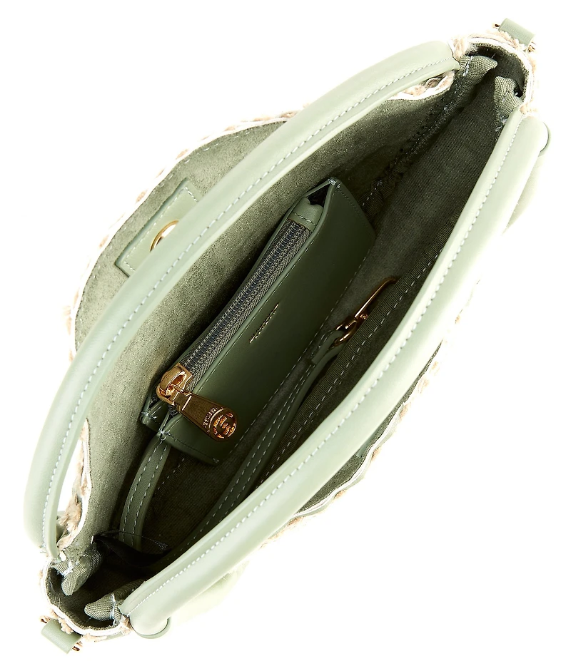Dune London Woven Grab Handle Shoulder Bag