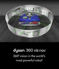 Dyson 360 Vis Nav Robot Vacuum Cleaner (Blue/Nickel)