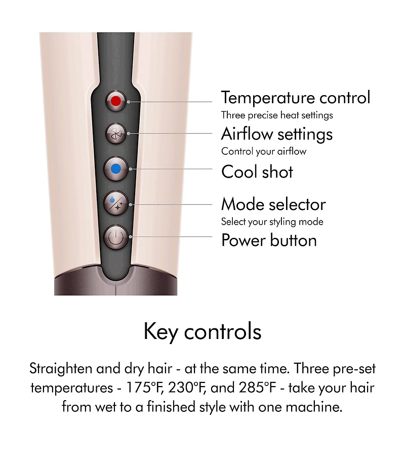 Dyson Limited Edition Airstrait Wet-to-Dry Straightener in Jasper Plum