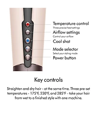 Dyson Limited Edition Airstrait Wet-to-Dry Straightener in Jasper Plum