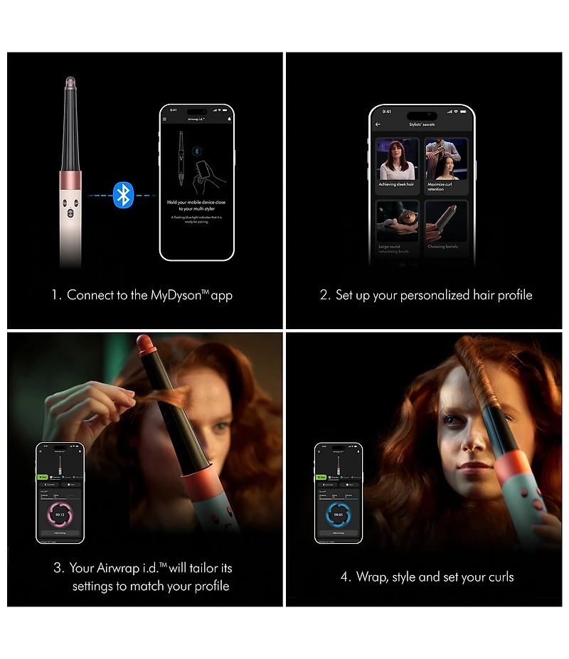 Dyson Limited Edition Airwrap id Multi-Styler and Dryer for Straight + Wavy Hair in Jasper Plum