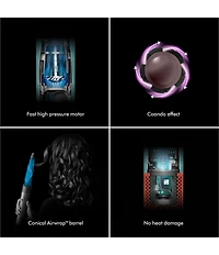 Dyson Limited Edition Airwrap id Multi-Styler and Dryer for Straight + Wavy Hair in Jasper Plum