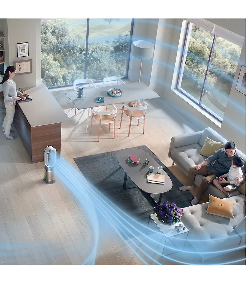 Dyson Purifier Hot + Cool Formaldehyde Smart Tower Air Purifier, Heater and Fan Tower