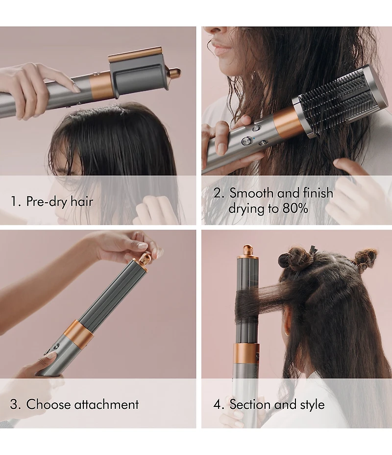 Dyson Special Edition Airwrap Multi-Styler Complete Long in Strawberry Bronze