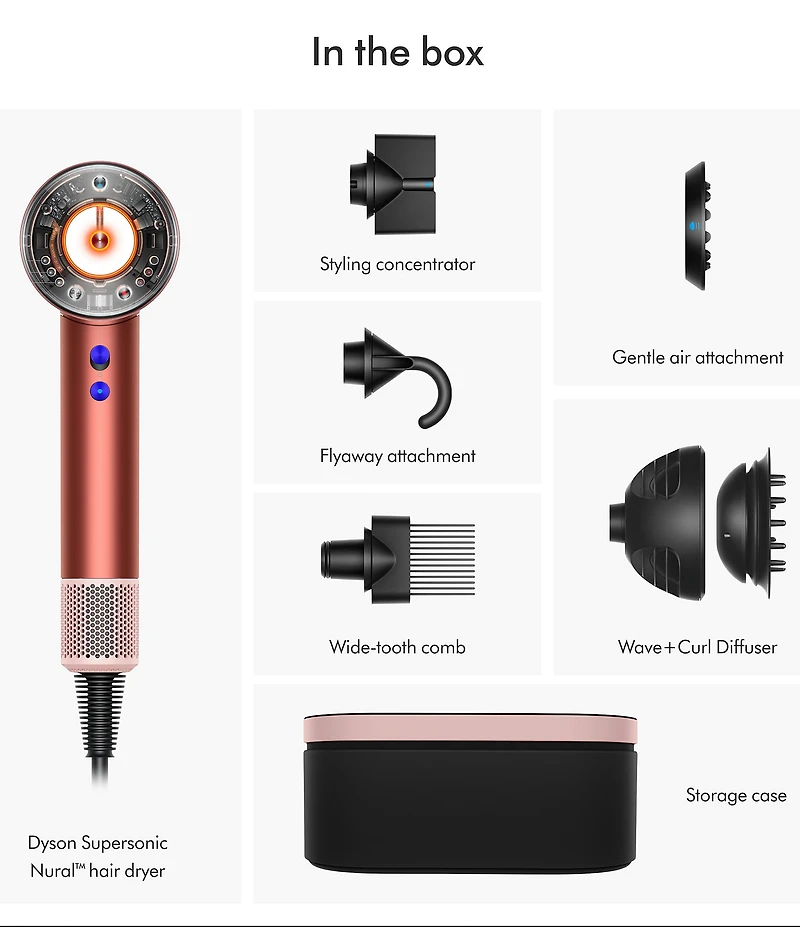 Dyson Special Edition Supersonic Nural Hair Dryer in Strawberry Bronze