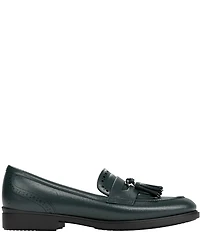 ECCO Women's Classic Tassel Leather Brogue Detail Loafers