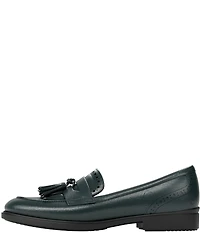 ECCO Women's Classic Tassel Leather Brogue Detail Loafers