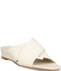 ECCO Astrid Leather Wedge Sandals