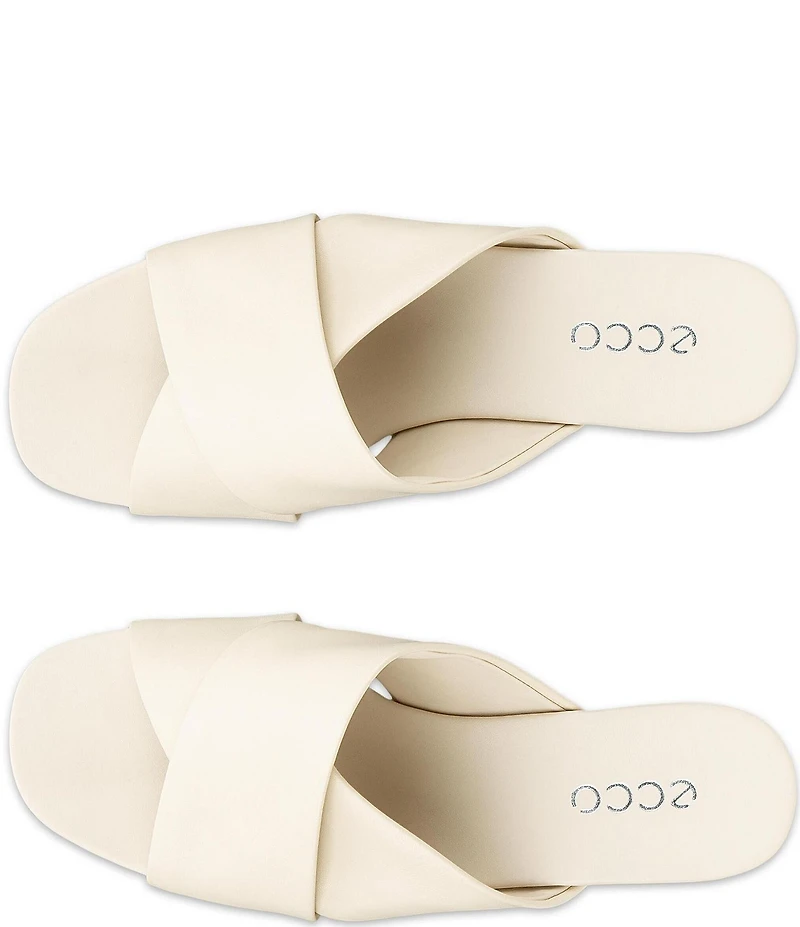 ECCO Astrid Leather Wedge Sandals