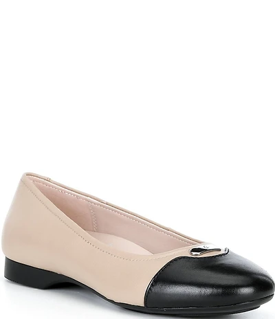 ECCO Elevate Leather Ballet Flats