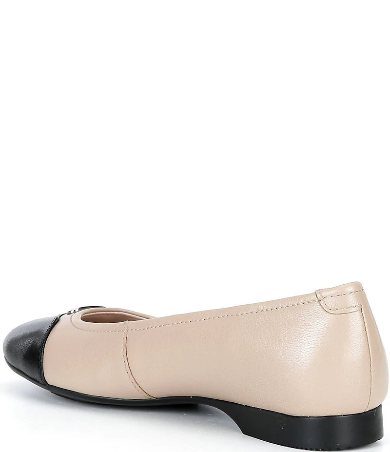 ECCO Elevate Leather Ballet Flats