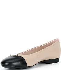 ECCO Elevate Leather Ballet Flats