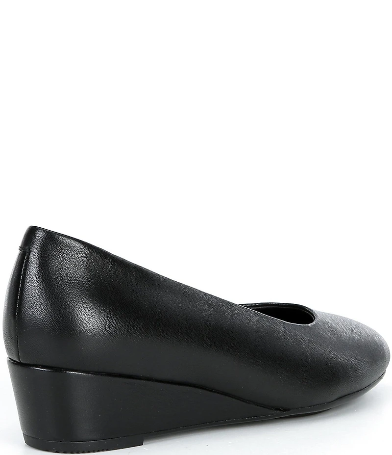ECCO Elevate Leather Wedge Pumps