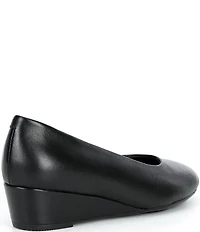 ECCO Elevate Leather Wedge Pumps