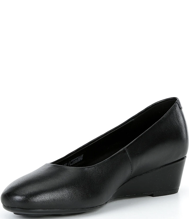 ECCO Elevate Leather Wedge Pumps