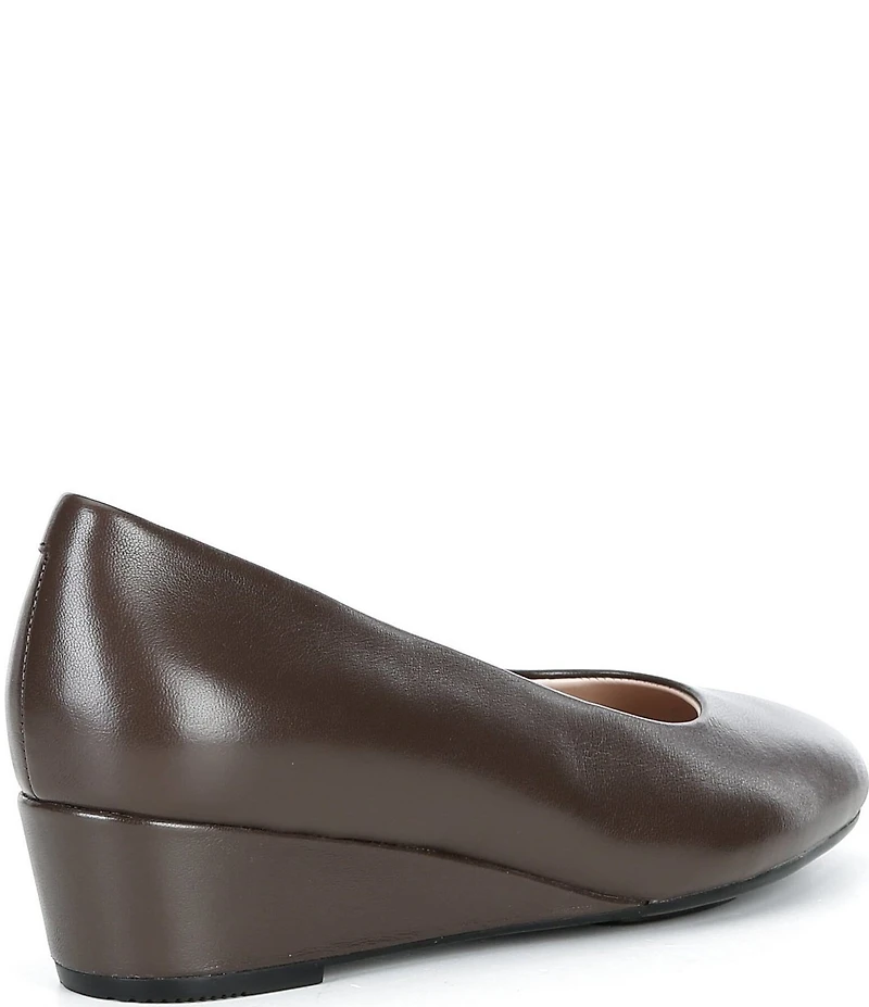 ECCO Elevate Leather Wedge Pumps
