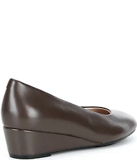 ECCO Elevate Leather Wedge Pumps