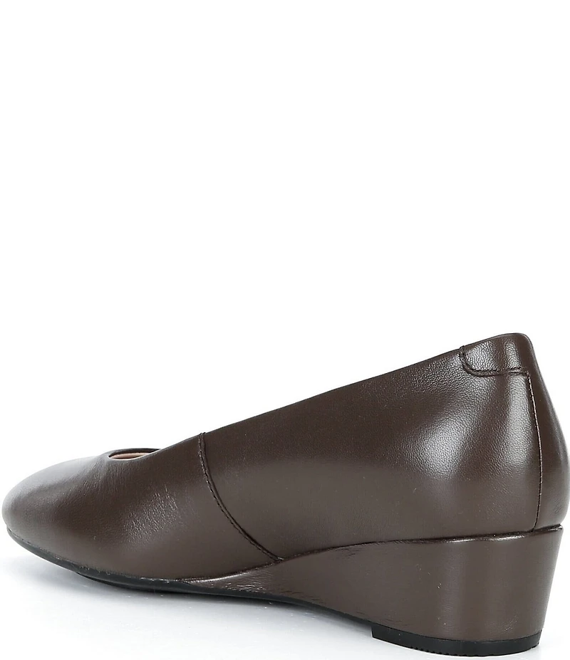 ECCO Elevate Leather Wedge Pumps