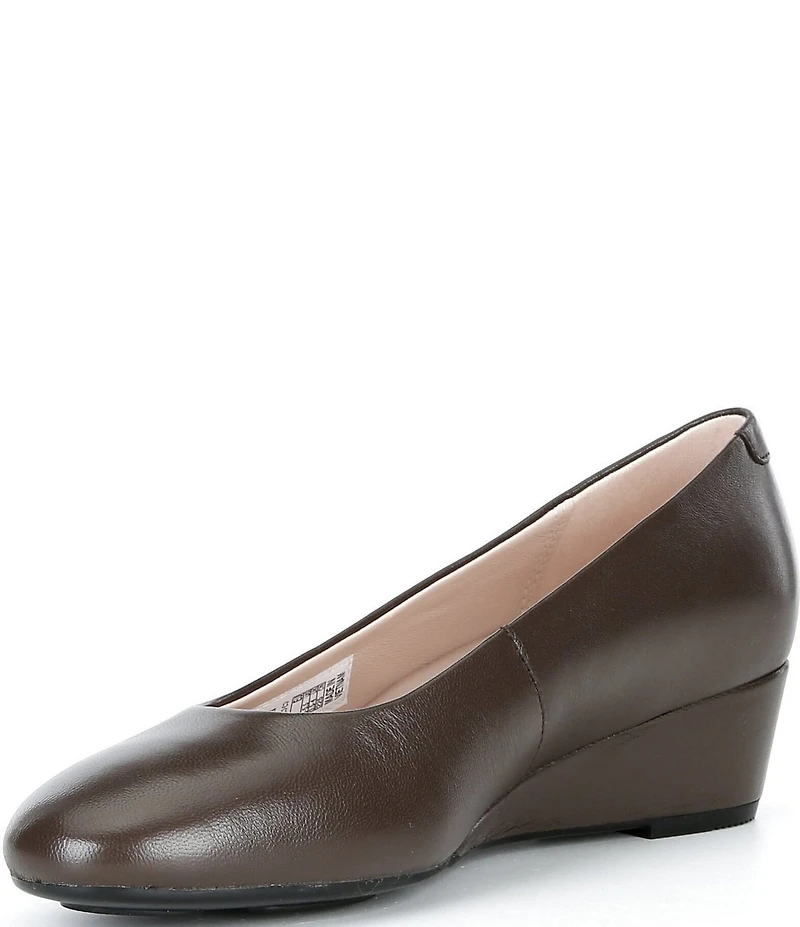 ECCO Elevate Leather Wedge Pumps
