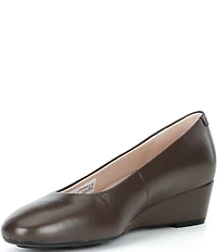 ECCO Elevate Leather Wedge Pumps