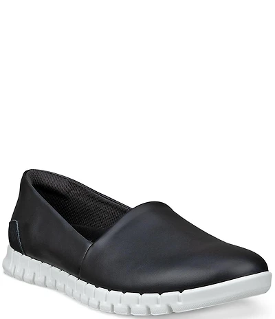 ECCO Gruuv Lite Leather Slip On Sneakers