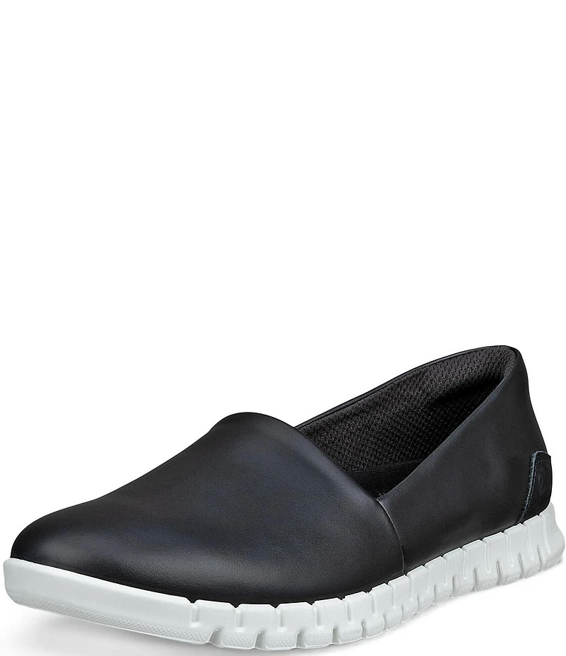 ECCO Gruuv Lite Leather Slip On Sneakers