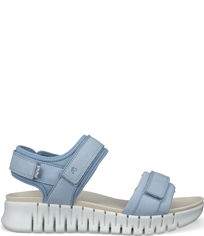 ECCO Gruuv Sol Leather Banded Sandals