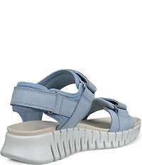 ECCO Gruuv Sol Leather Banded Sandals