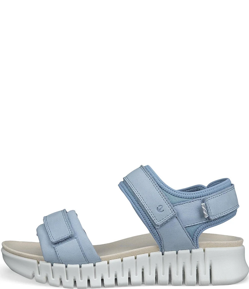 ECCO Gruuv Sol Leather Banded Sandals