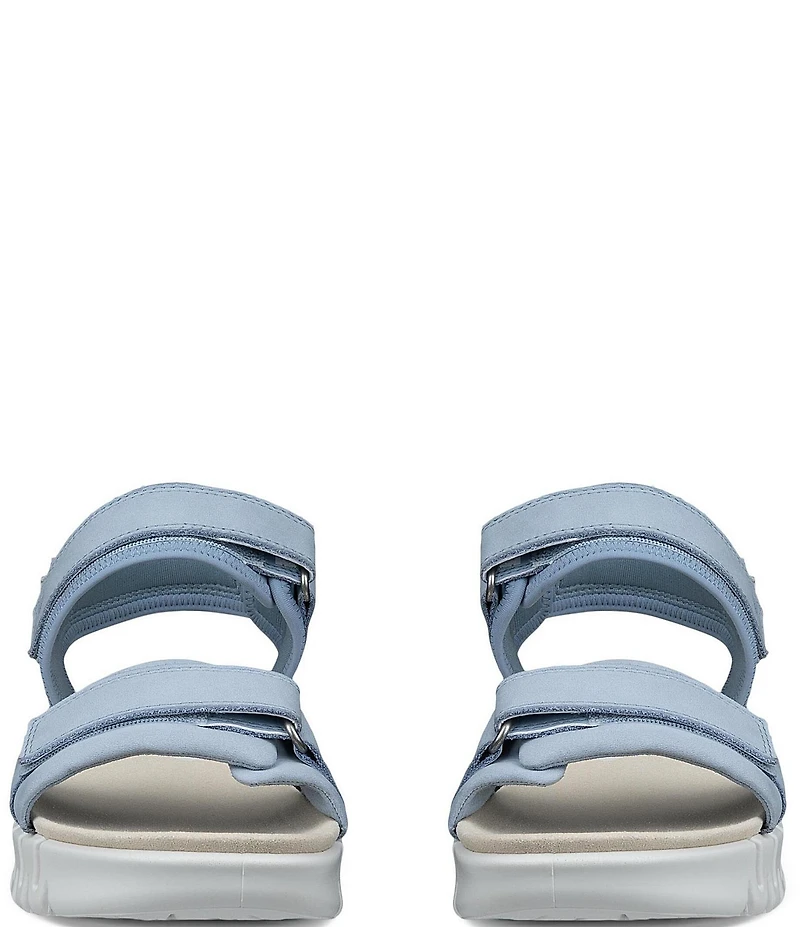 ECCO Gruuv Sol Leather Banded Sandals