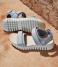 ECCO Gruuv Sol Leather Banded Sandals
