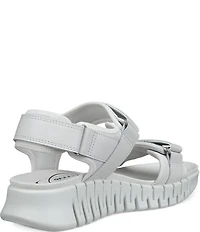 ECCO Gruuv Sol Leather Banded Sandals
