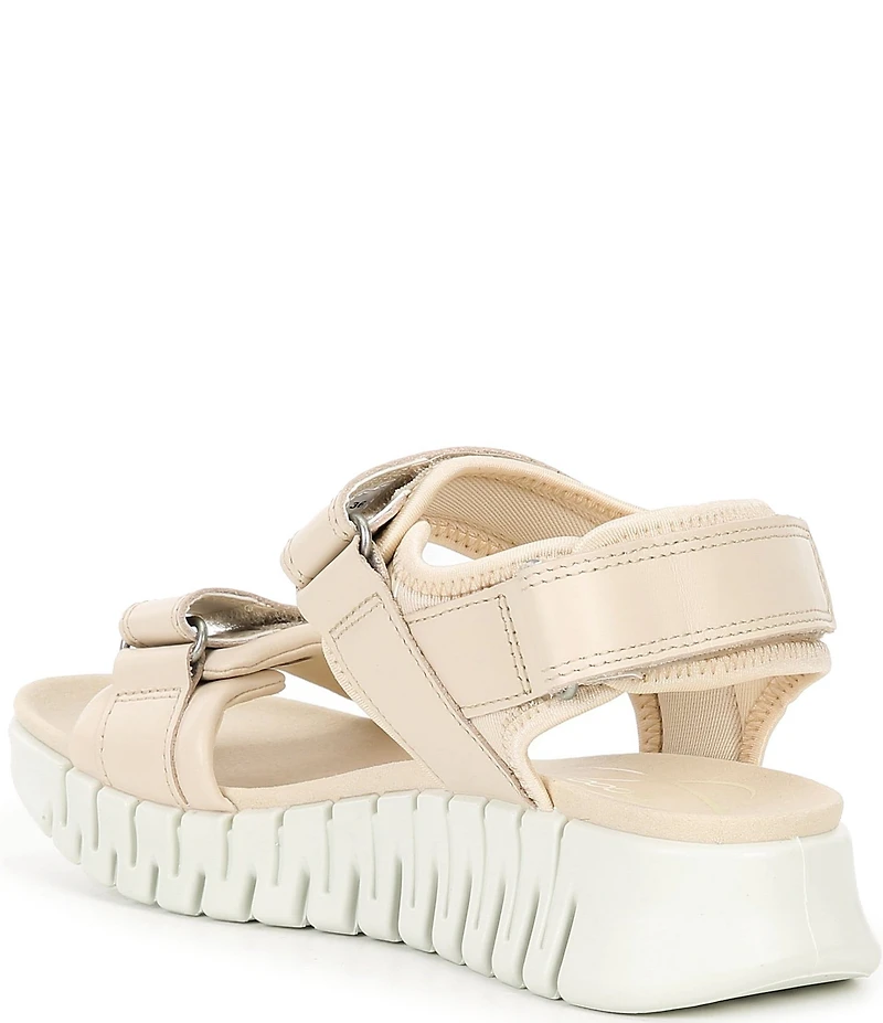ECCO Gruuv Sol Leather Banded Sandals