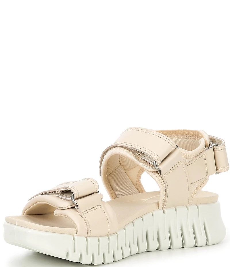 ECCO Gruuv Sol Leather Banded Sandals