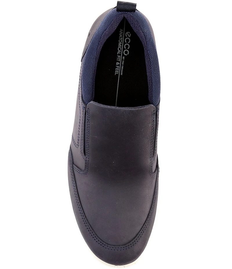 ECCO Men's Byway Nubuck Slip On Sneakers