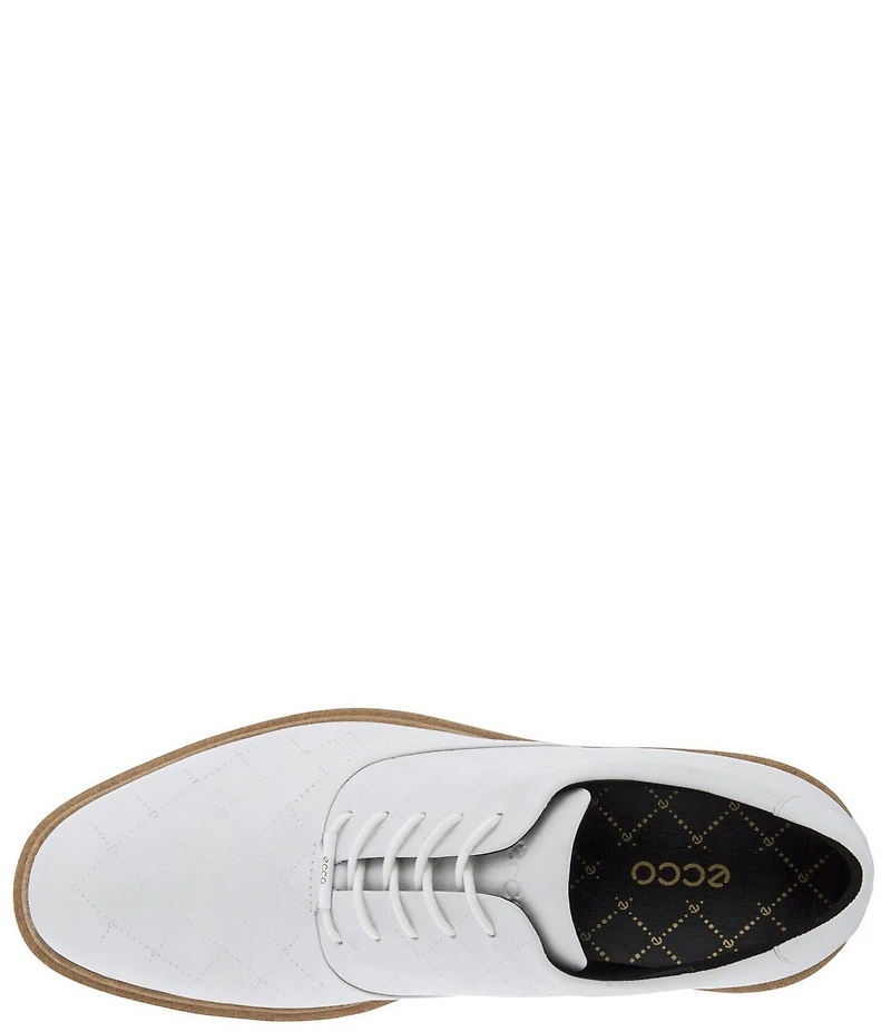 ECCO Men's Classic Hybrid Water-Repellent Leather Golf Shoes