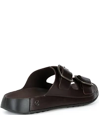 ECCO Men's Cozmo Premium Buckle Sandals