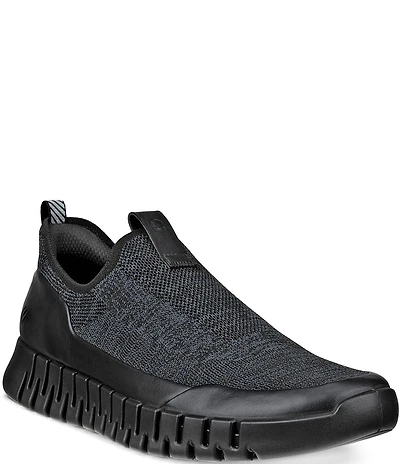 ECCO Men's Gruuv Easy Knit Slip On Sneakers